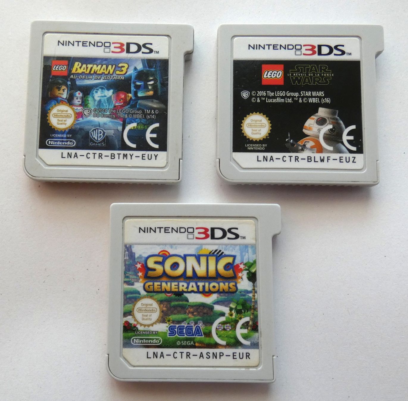 Nintendo Spiele: Nintendo 3DS - 3 Spiele – Gebraucht aus La Sarraz von classicworldcoins