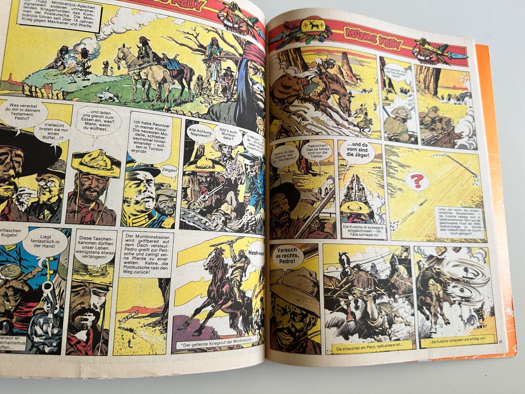 Fumetti: COMIC ACTION ALBUM 106 - MANOS KELLY – Usato da Münsingen venduto da Ganjam 6