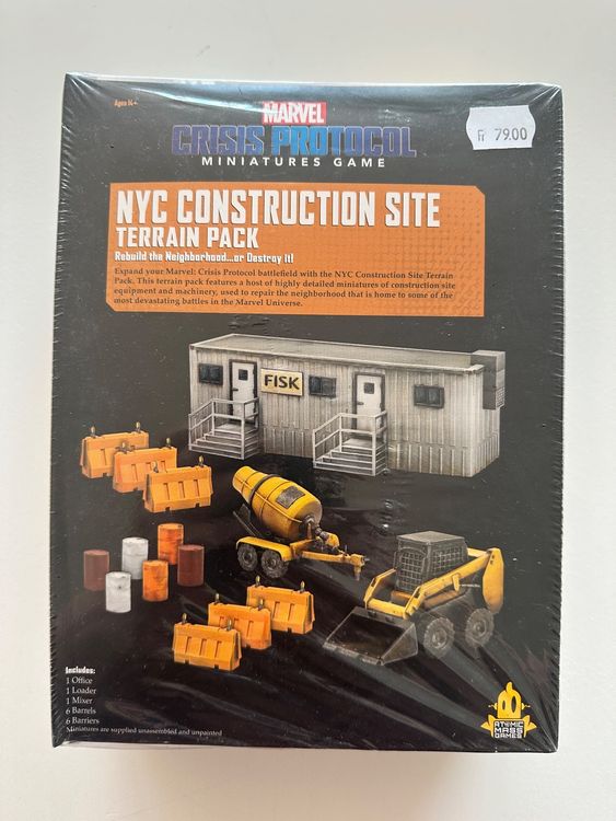 Marvel Crisis Protocol NYC Construction Site Terrain Pack (Neu und ...