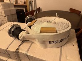 Bauschlauch 75mm mit Storz 75B Anschlüssen, 30m, neu