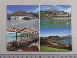 Faulensee, Werbe Faltkarte Strandhotel Restaurant Seeblick