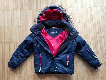 Winterjacke, Degree 7, Grösse 116, Top Zustand, Mädchen