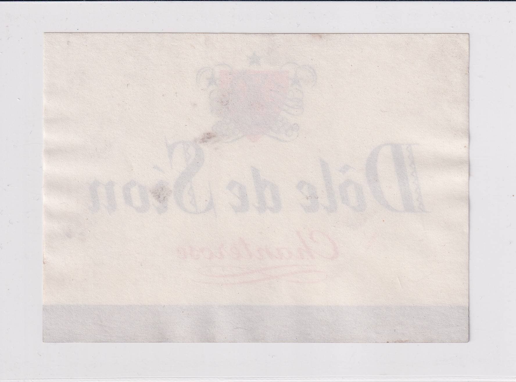 Carta: Etikette - Dôle de Sion "Chanterose" /bd – Usato da Hombrechtikon venduto da Rudolf07 1