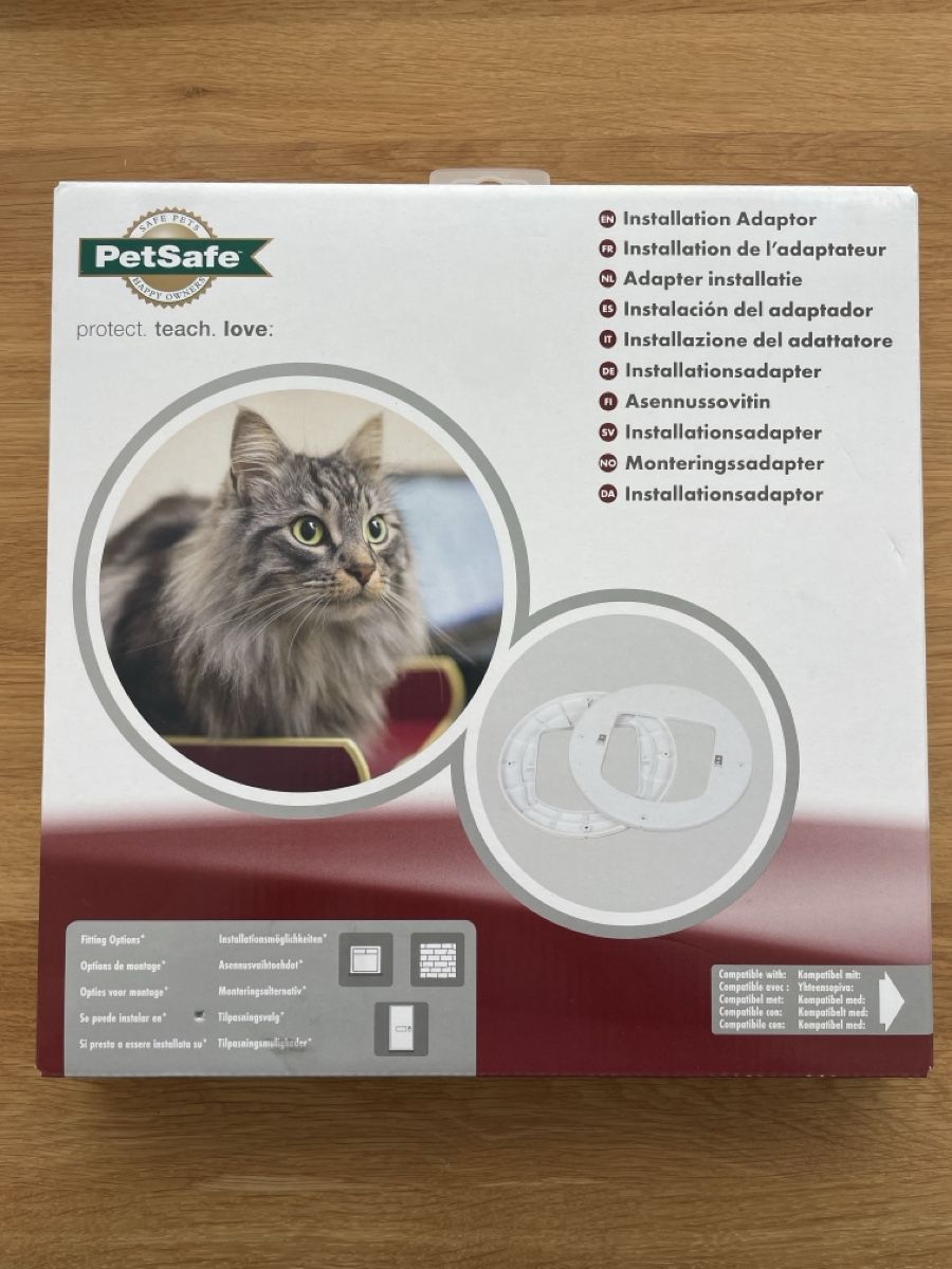 Katzenklappen: PetSafe Installationsadapter  – Neu und originalverpackt aus Ottenbach von Marcoli