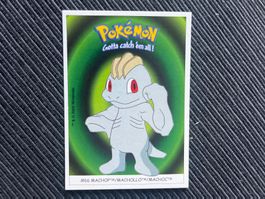 Pokemon Machop Machollo Dunkin Boomer 2000 neuwertig