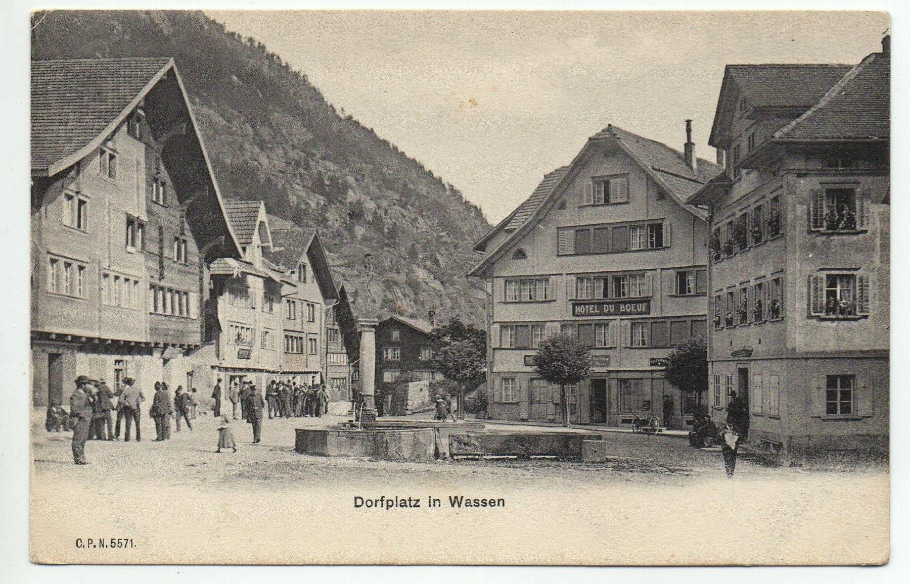 Cartoline postali: WASSEN Dorfplatz – Nuovo (secondo la descrizione) da Jona venduto da philajona