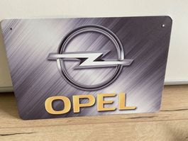 Vintage Blechschild Metall Tafel OPEL /  Top Qualität NEU!