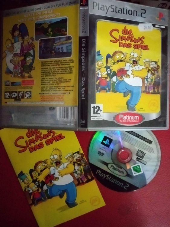 PlayStation 2 / ps2 / = Die Simpsons (DE) (D'occasion) à Fribourg pour ...