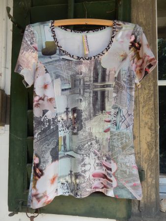 Shirt  Viskose/Elast   *  eva & claudi  * M    Denmark   NEU
