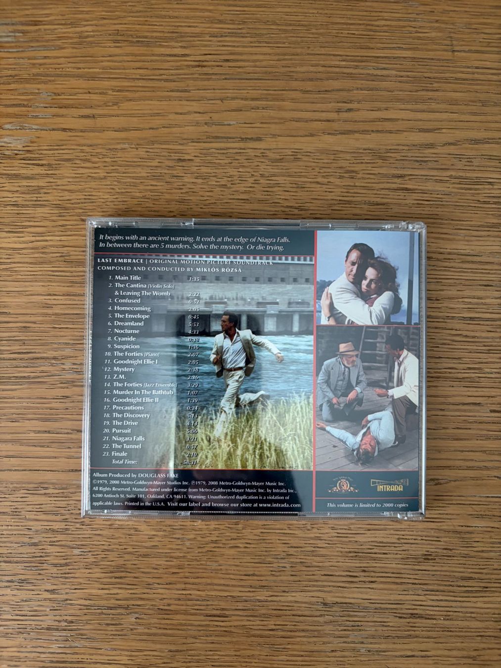 CD: CD THE LAST EMBRACE PAR MIKLOS ROZSA – Usato da Geneve venduto da tigre69 1