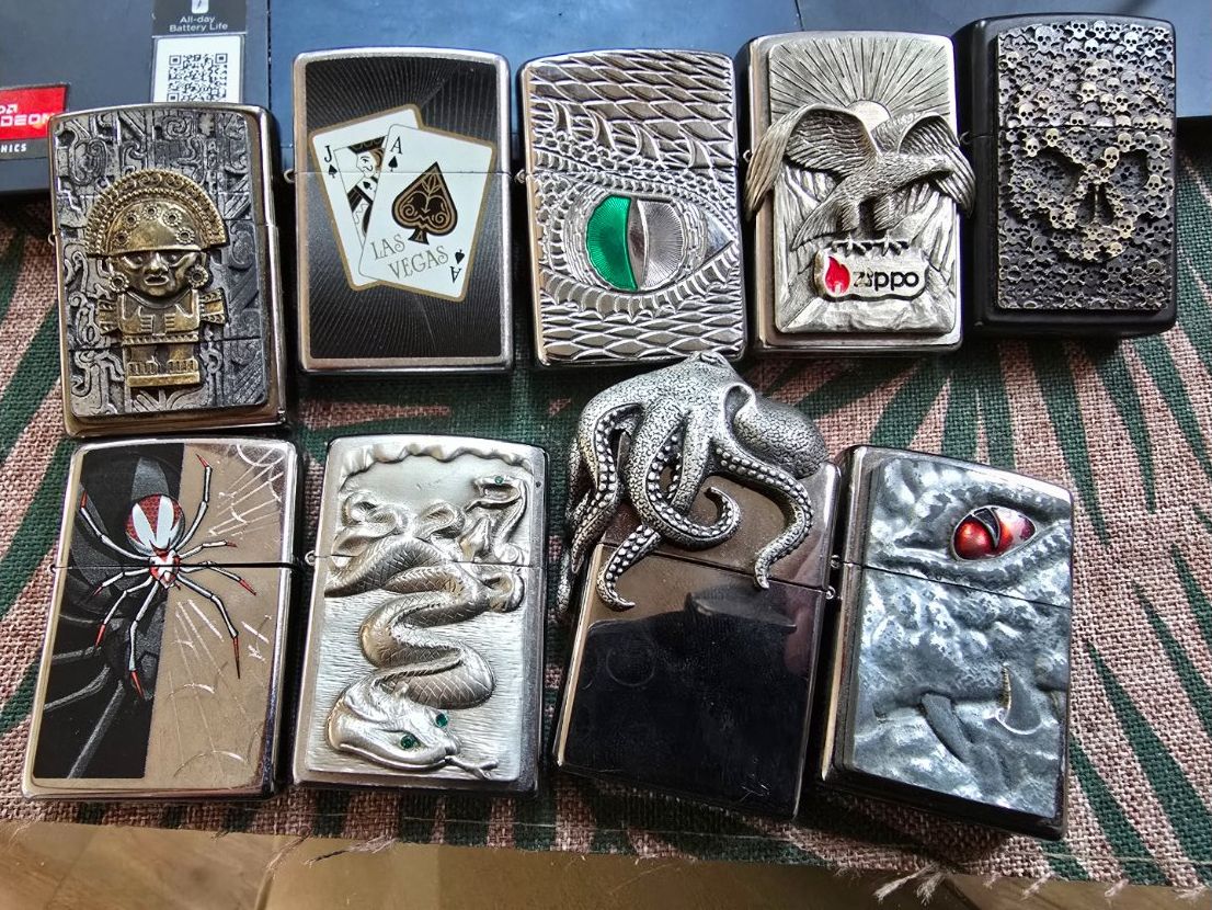 Zippo Accendini: Zippo Sammlung – 9 Stück – Usato da Niedergösgen venduto da Baumaterial_schweiz
