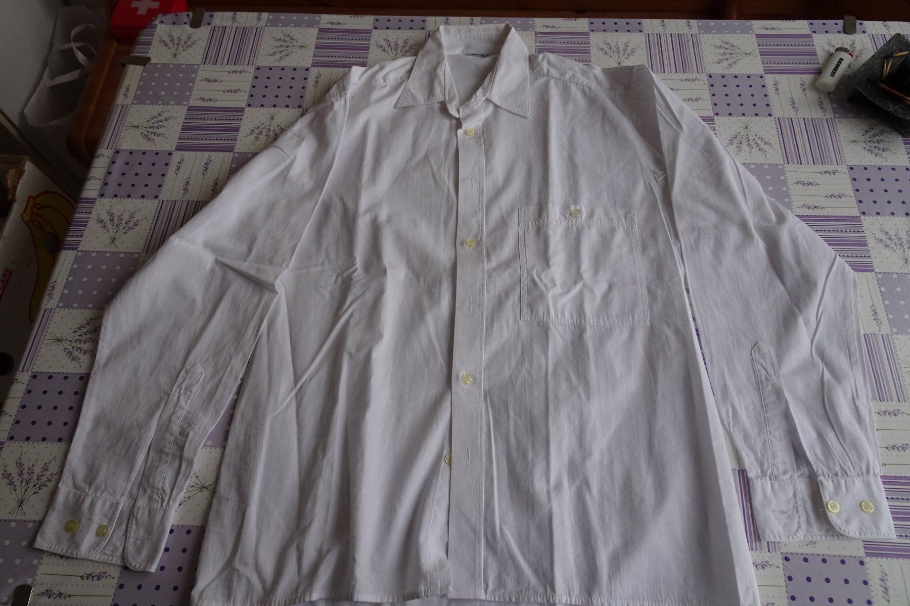 Hemden: Herren Hemd weiss Gr. 38 – Gebraucht aus Strengelbach von schmetterling20