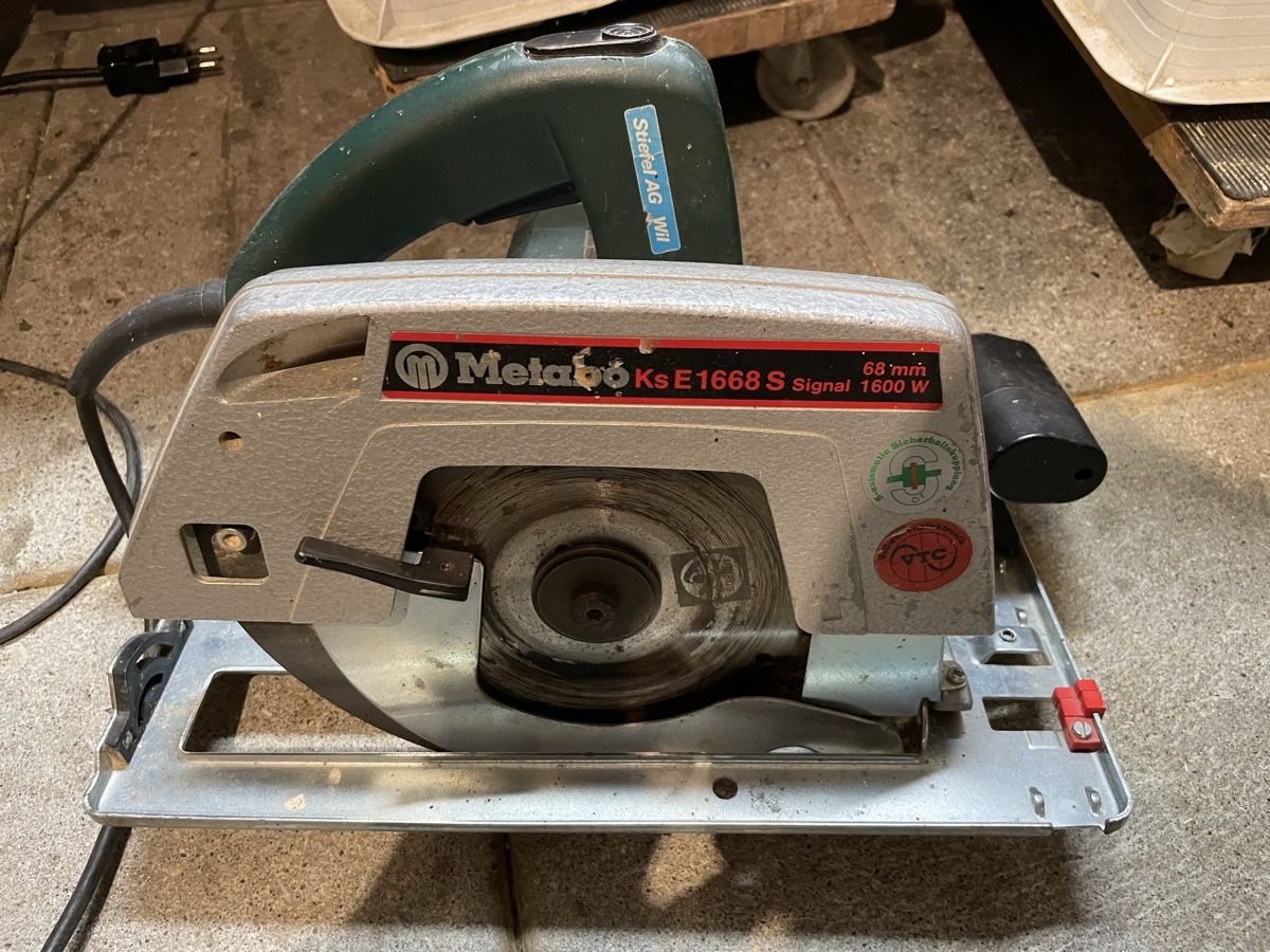 Metabo Seghe: Handkreissäge Metabo – Usato da Winterthur venduto da bsonic1 5