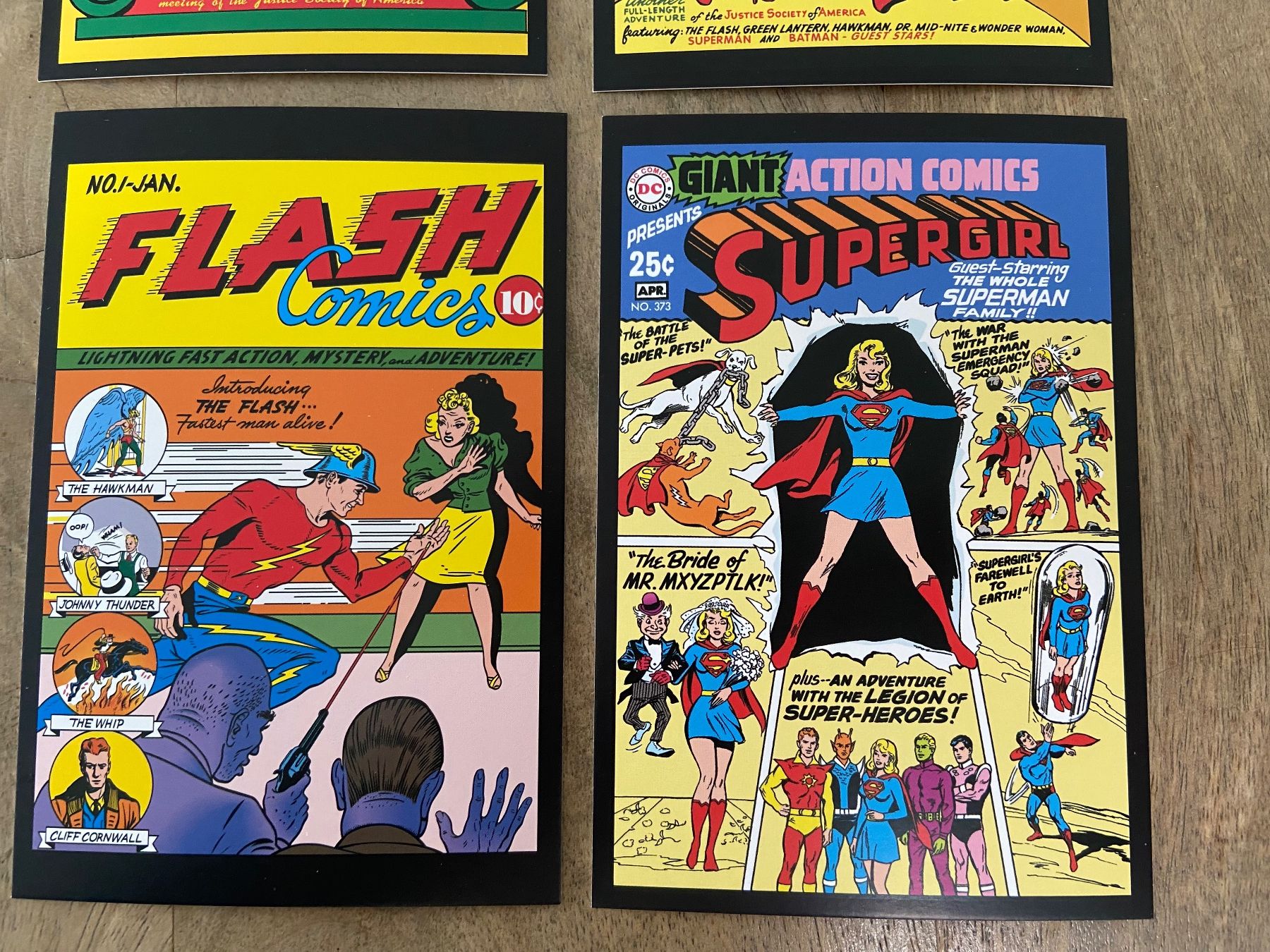 Cartoline postali: 4 Postkarten DC Comic Cover Ak neu – Nuovo (secondo la descrizione) da Luzern venduto da waterfront1 2