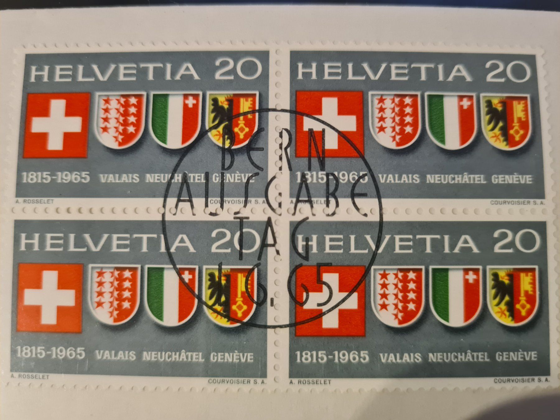 Tutti i francobolli: 2 Stk. FDC 1.6.65  und 20.07.1970 – Nuovo (secondo la descrizione) da Schöftland venduto da rs.schaerli 1