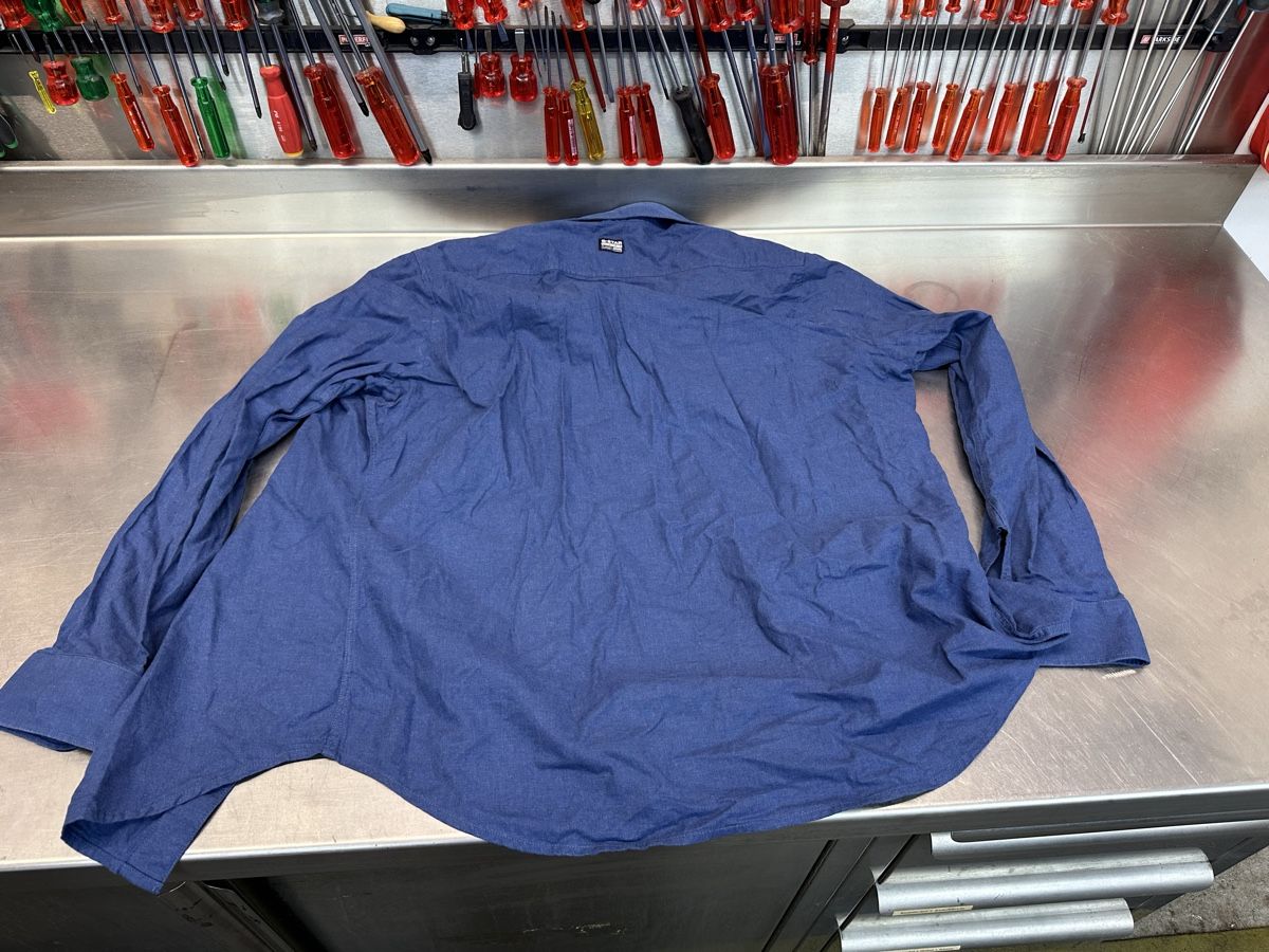 Hemden: G-Star Raw Hemd blau Slim Fit – Gebraucht aus Schwende von weesli 4