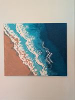 Ocean Wave Art Painting, Acrylic on Canvas 60x50cm