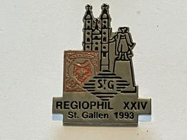1 Pin Regiophil XXIV St. Gallen 1993