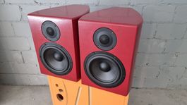 NOMI M1, Studio Monitore das Paar in Burgund Red