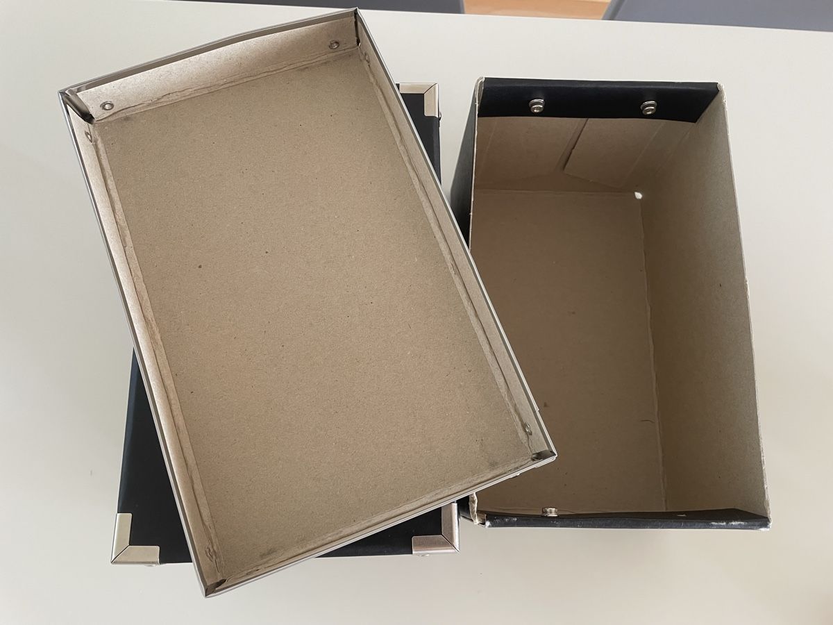Behälter & Ähnliches: Aufbewahrungsboxen schwarz 2 Stück – Gebraucht aus Thalwil von Andieg 1