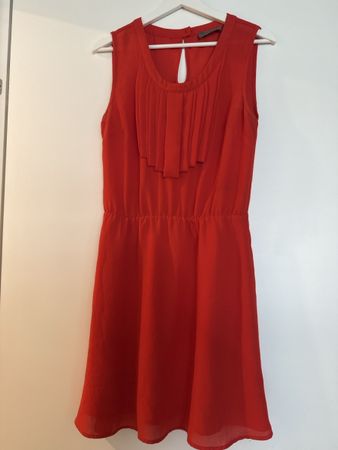Kleid Nümph ärmellos rot Grösse 38 guter Zustand