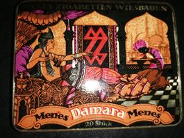 Antike Blechdose Damara vvion Menes Zigaretten 20 er Jahre