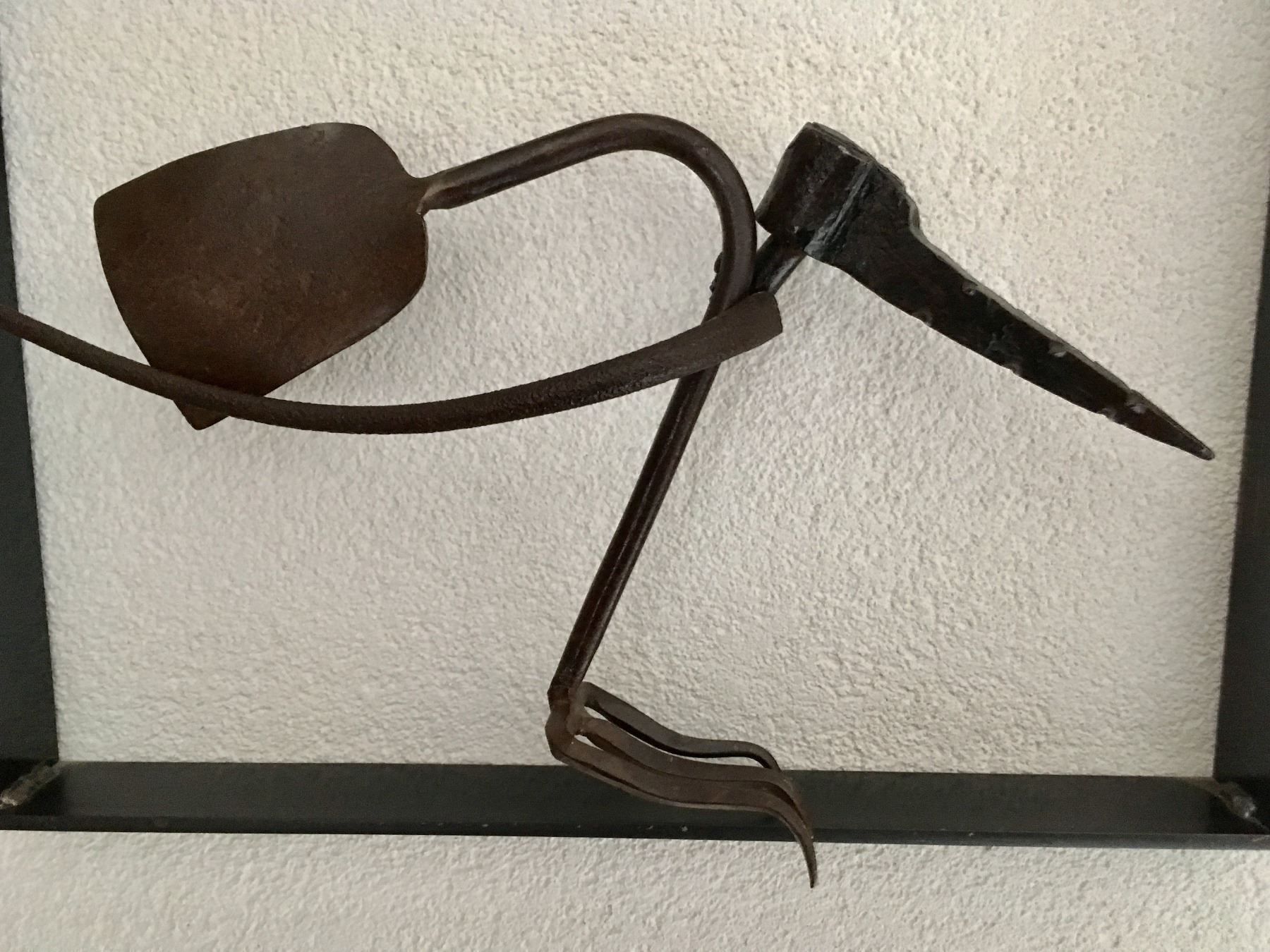 Alle Dekorationen: Schweizer Art Kunst Plastik Bild Dekoration Eisen schwarz – Gebraucht aus Wangen b. Olten von Buntgemischt 4