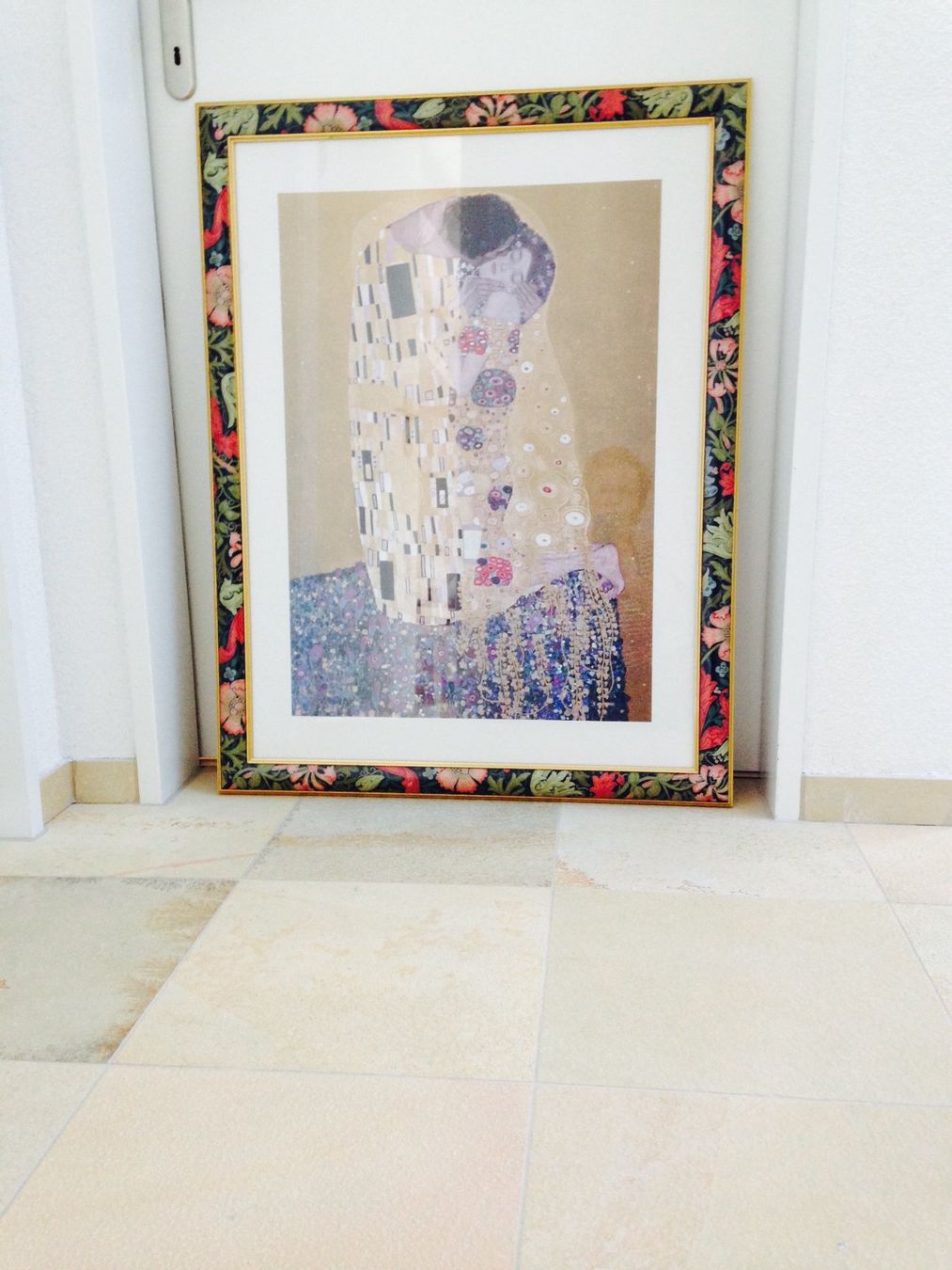 Gemälde: Gemälde mit Rahmen von Gustav Klimt - Der Kuss – Gebraucht aus Wettswil von MargrithK01