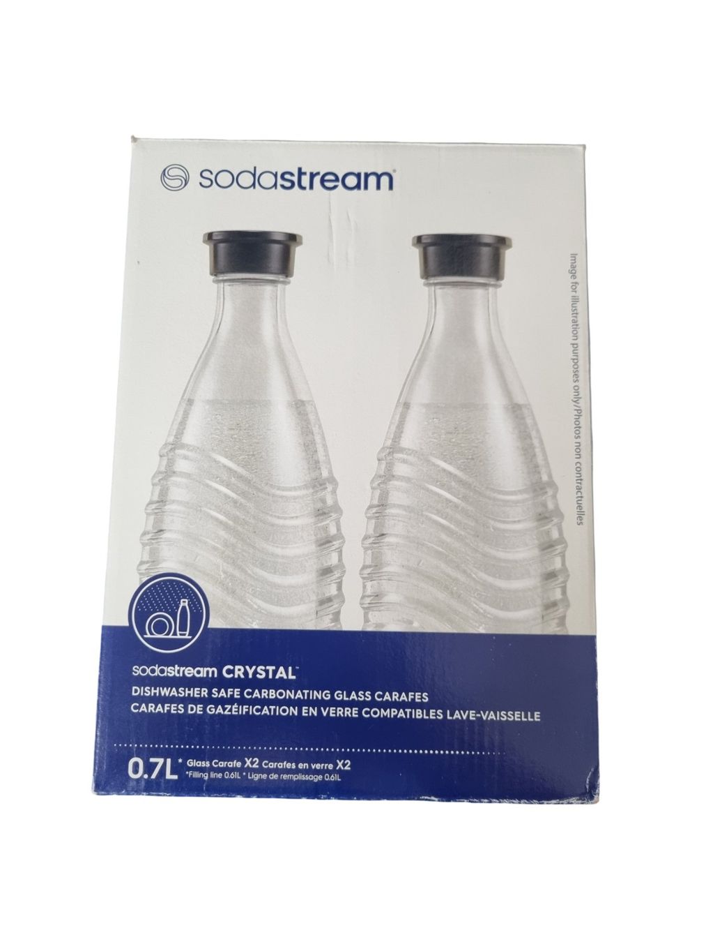 Caraffe: SODASTREAM CRYSTAL Glaskaraffen – Nuovo (secondo la descrizione) da Wangen b. Olten venduto da Restwert_Wangen 3