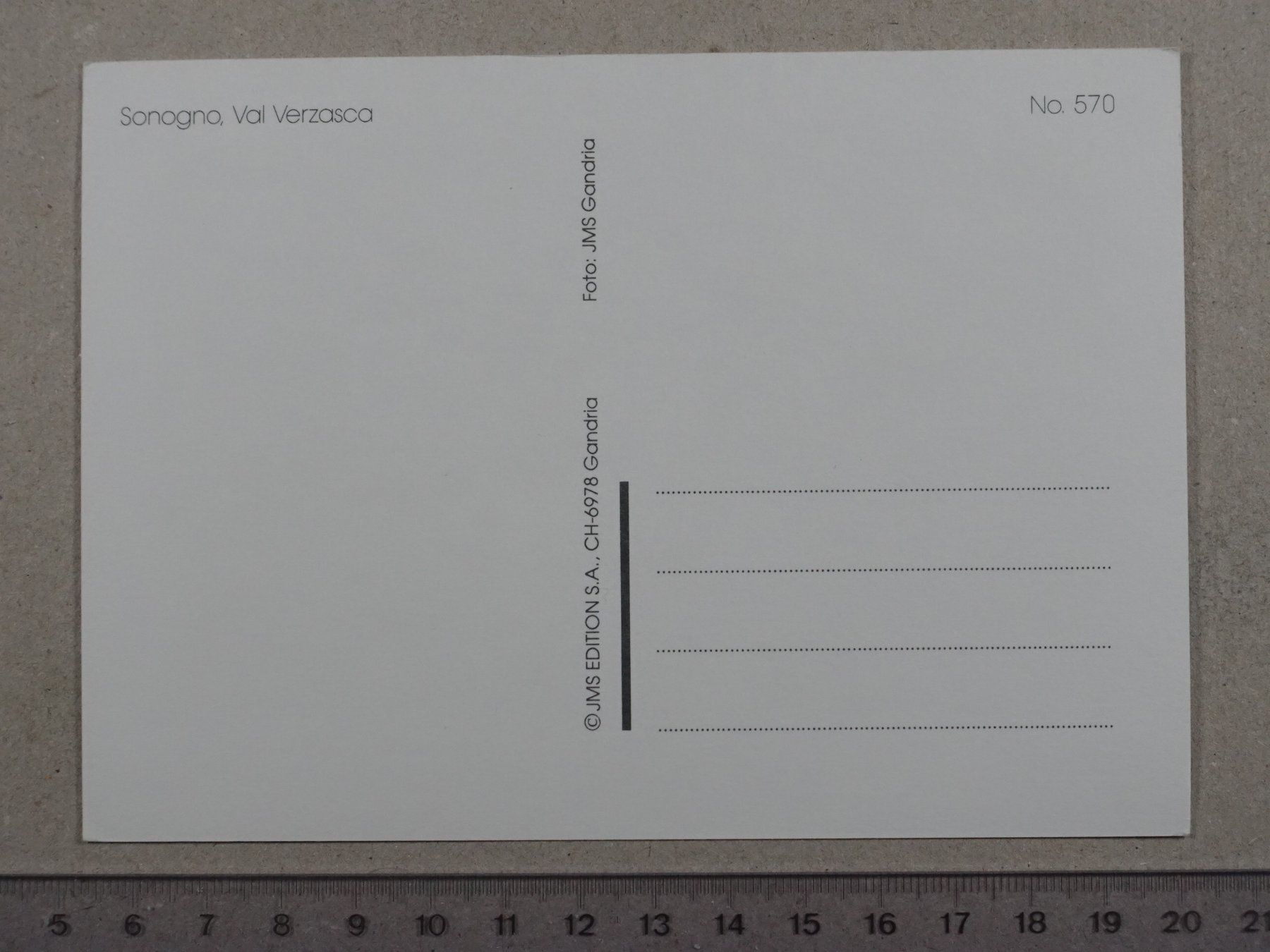 Cartoline postali: Sonogno – Usato da Lenzburg venduto da fh1 1