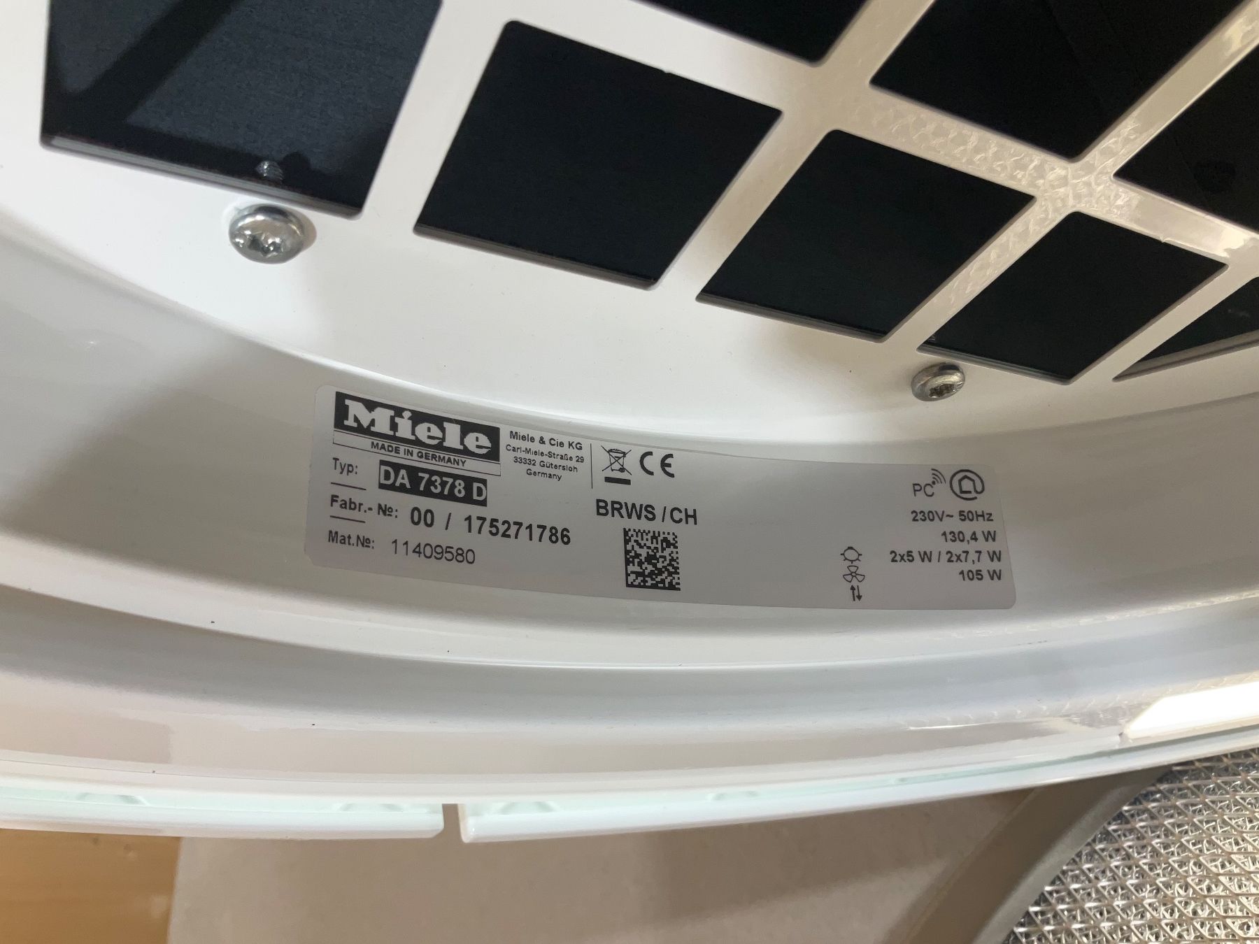 Miele Cappe di aspirazione: 109 Miele Inselhaube DA 7378 D – Nuovo (secondo la descrizione) da Derendingen venduto da Meisterstuecke 8