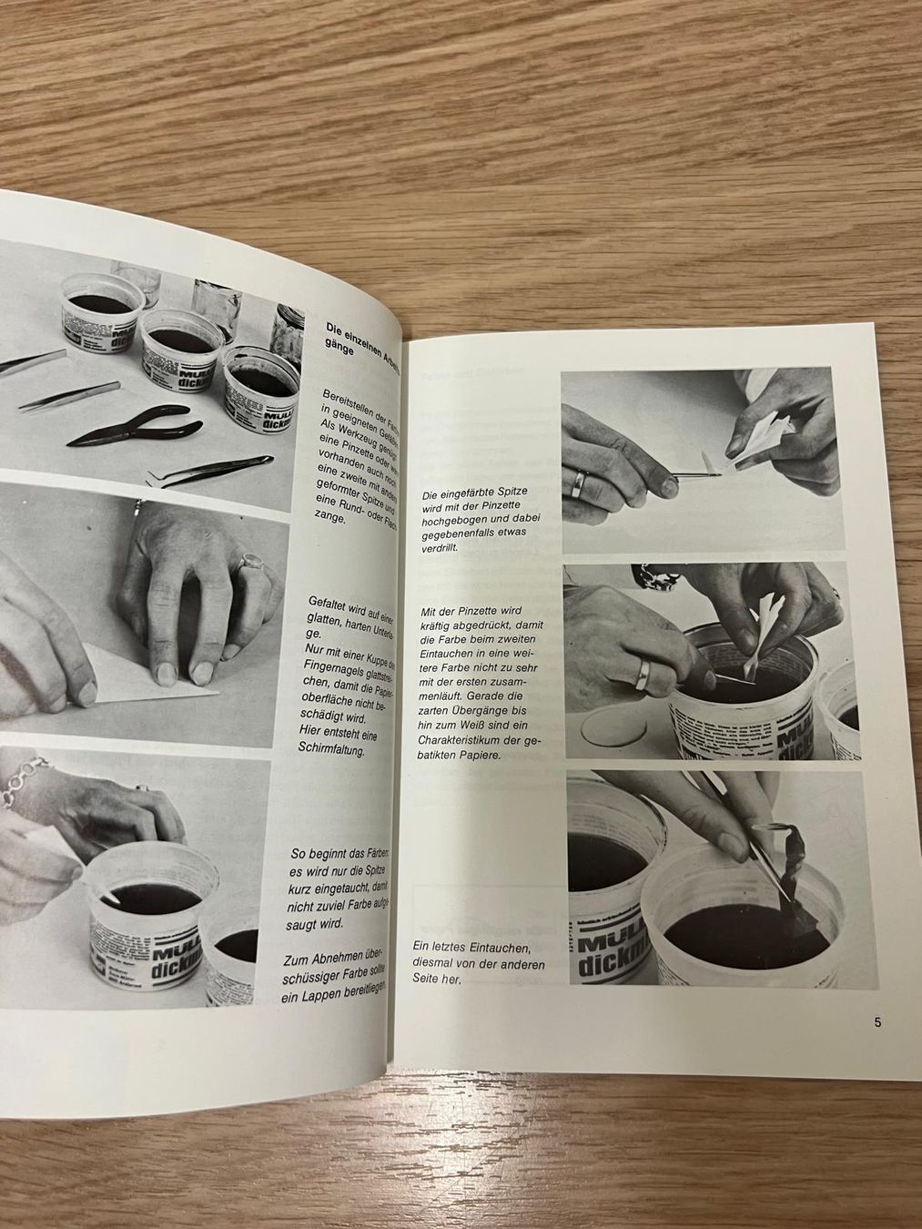 Libri: Batik Papier Buch: Falten und Färben – Usato da Sargans venduto da magico_lazio 2