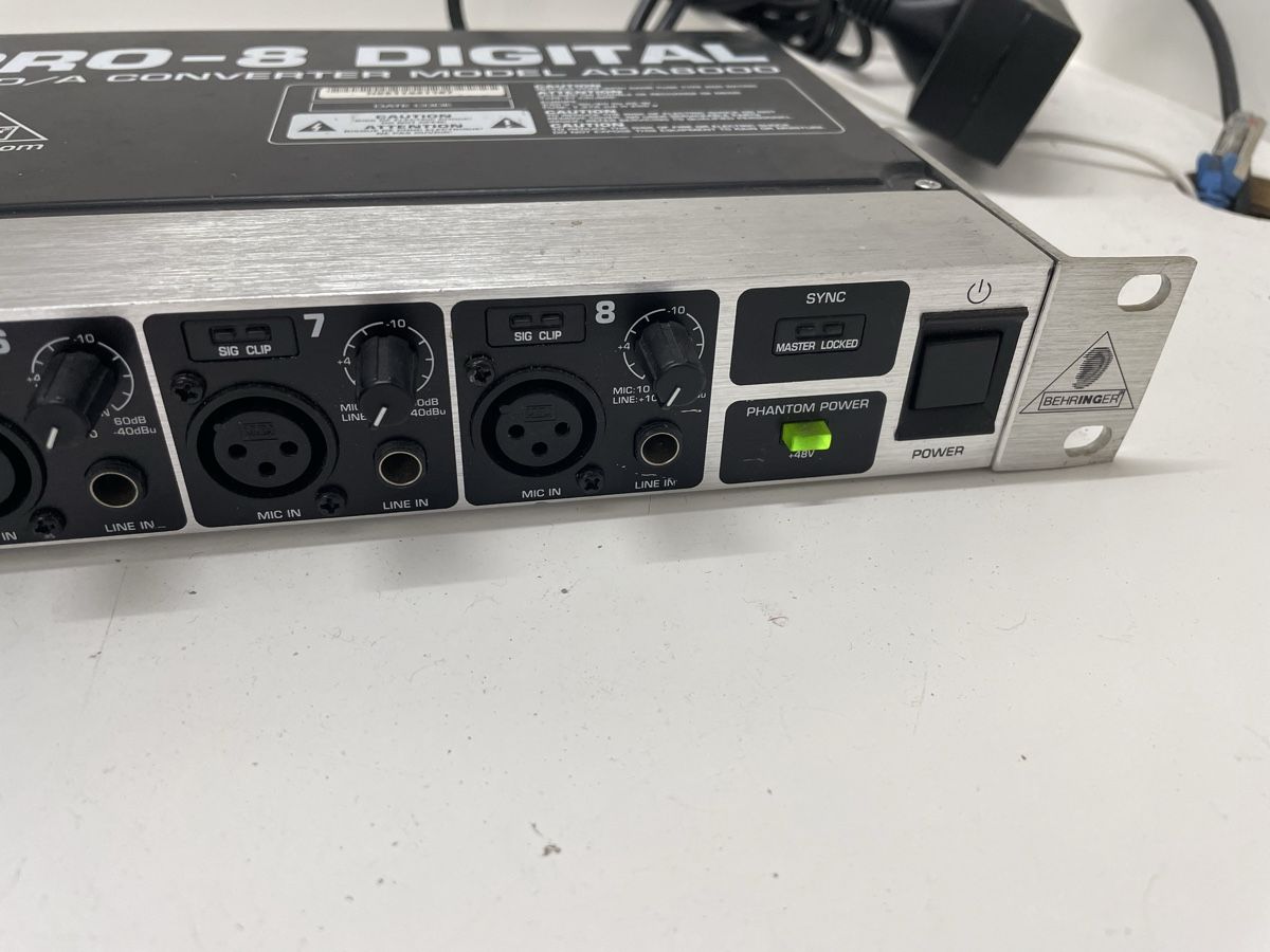Behringer Equalizzatori: Behringer Ultragain Pro8 Digital ADA8000 – Usato da Zürich venduto da haeschesnonid