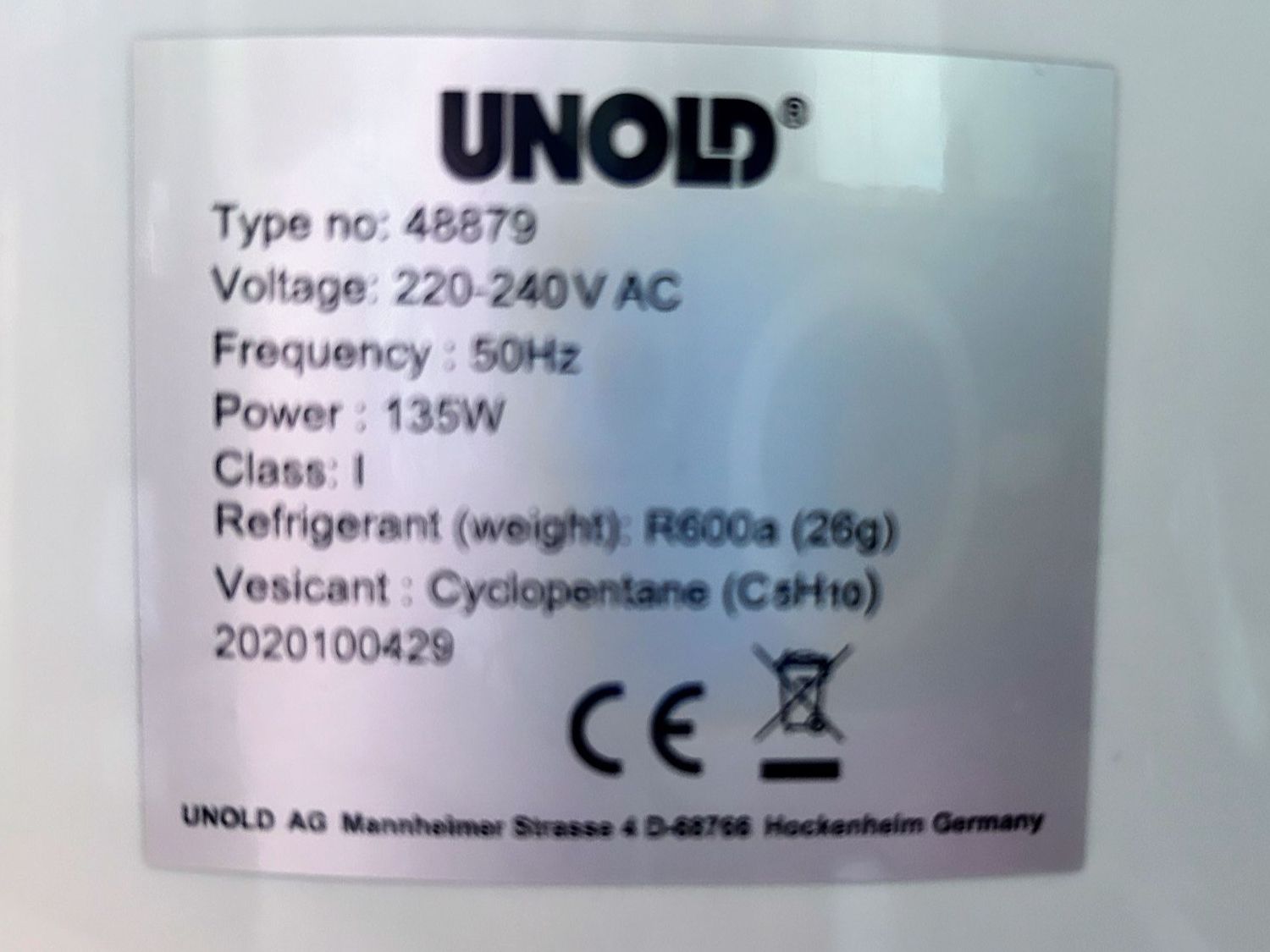 Küchengeräte: Unold Eismaschine – Gebraucht aus Zürich von Berrymen 4