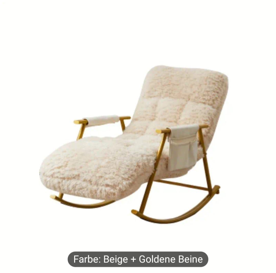Poltrone: Plüsch Schaukelsofa Stuhl – Nuovo e nell'imballaggio originale da Hohenrain venduto da cars77