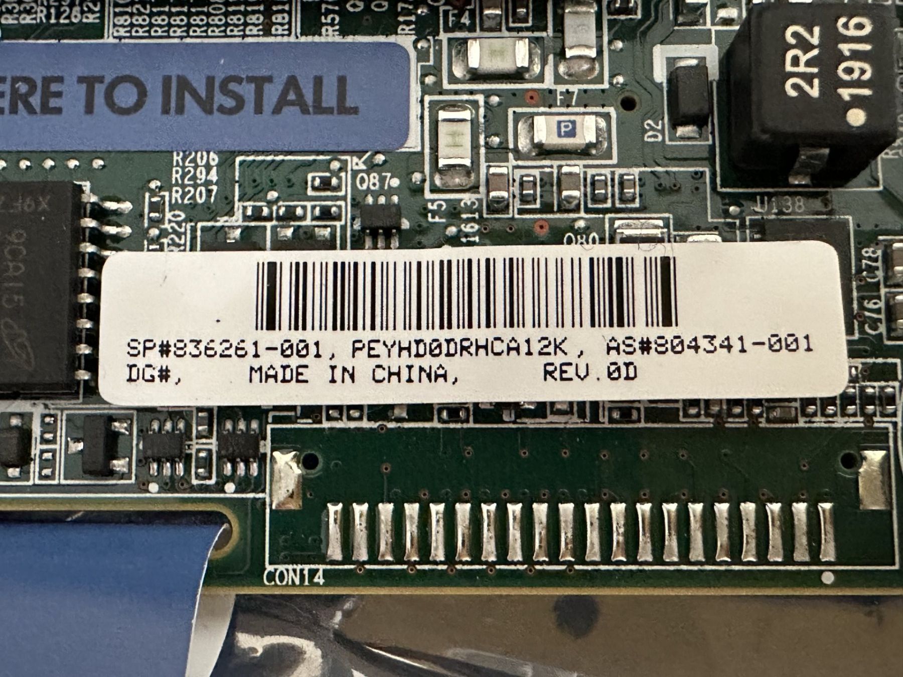 Hewlett Packard Serveurs: HP Smart Array P816i-a SR Gen 10 Controller SP: 836261-001 – D'occasion à Münsingen par Hanibal26 1