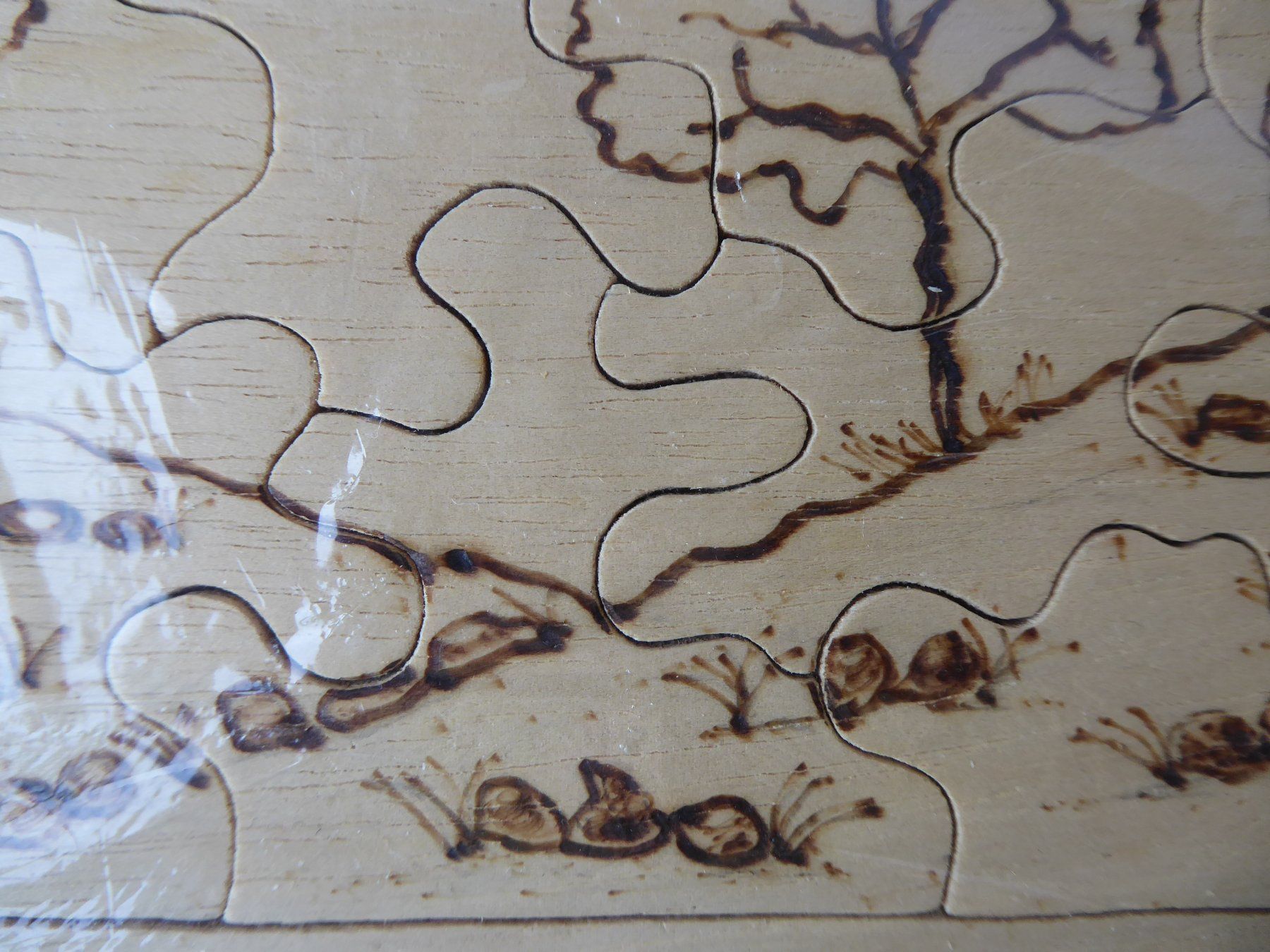 Puzzle: Schönes Holzpuzzle Schlösser, ca 18 Teile – Usato da Turbenthal venduto da Panau 1