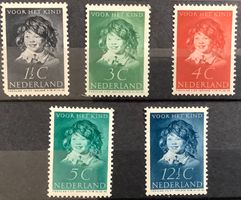 1937 Niederlande/ Voor het - Kind Satz ** Mi- 308-312