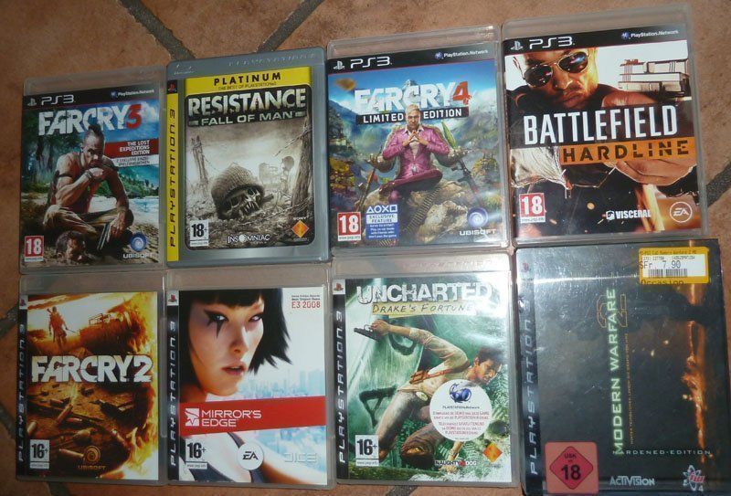 Spiele: 8 Stk Playstation 3 Games PS3 – Gebraucht aus Ruggell von Btt