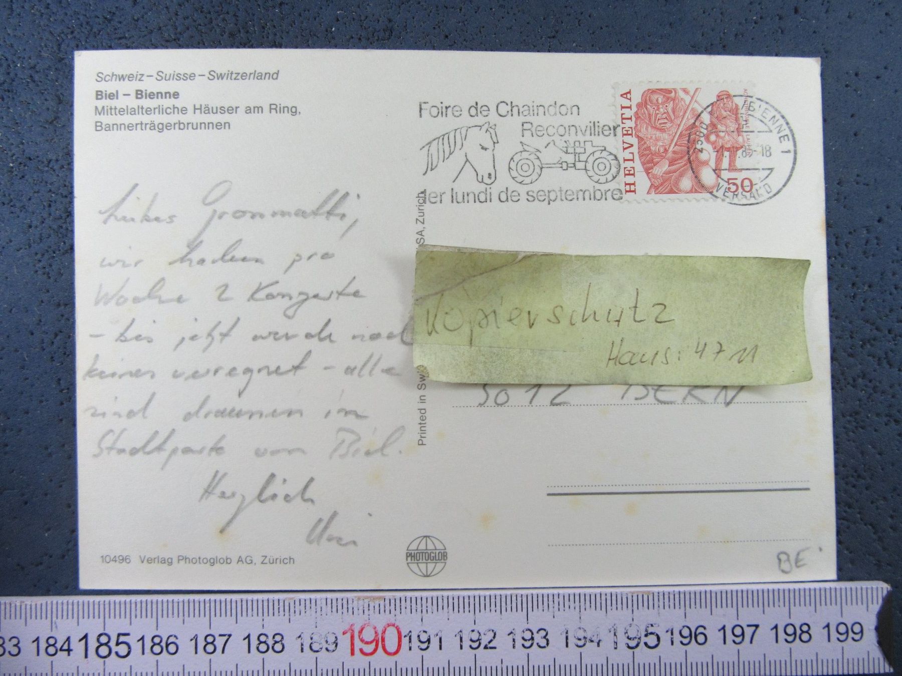 Cartoline postali: BIEL-BIENNE BE AK AM RING – Usato da Ettingen venduto da Hausi4711 1