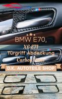 BMW Türgriff Abdeckung für X5 E70, X6 E71 Carbon Faser Neu