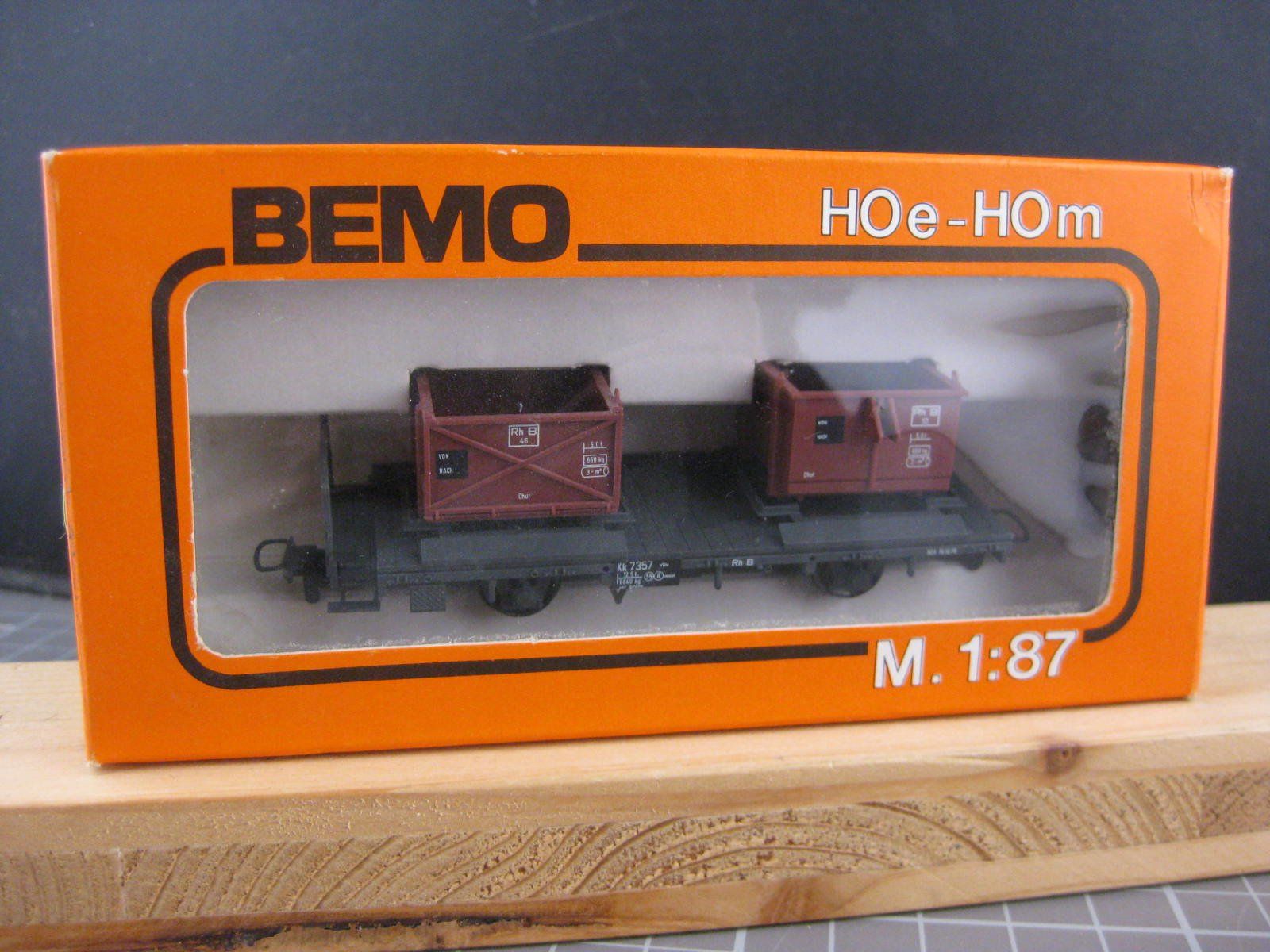 Bemo Modelleisenbahnen: Bemo 2058 RhB Kk 7357, in OVP, . – Neu und originalverpackt aus Malters von Marosko 5