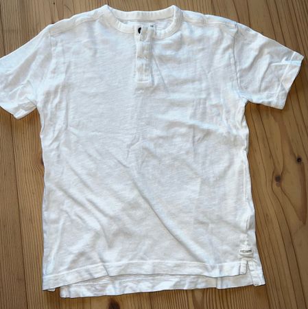 ZARA Kids Henley T-Shirt – Grösse 122 – Weiss
