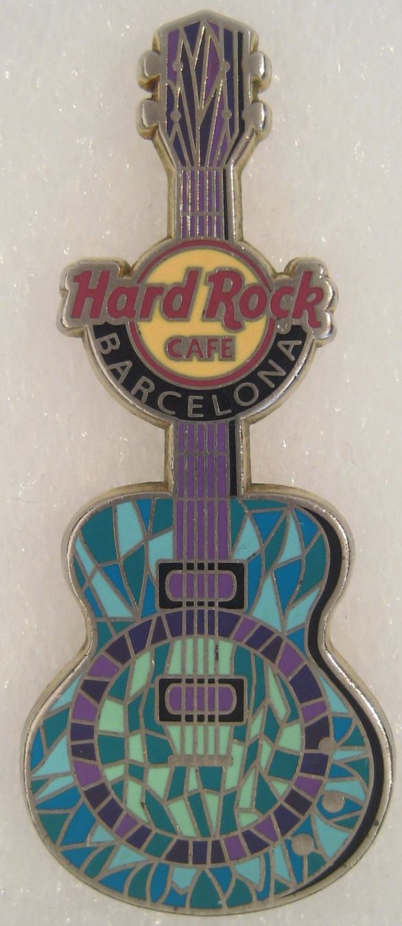 Hard Rock Cafe Placchette & Badge: Hard Rock Cafe Barcelona __________  Hobby Data Base # 73593 – Usato da Emmenbrücke venduto da tms1122