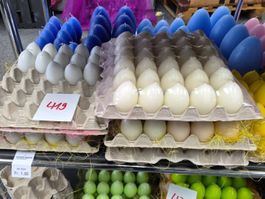 419 Posten Oster-Kerzen & Deko aus Liquidation