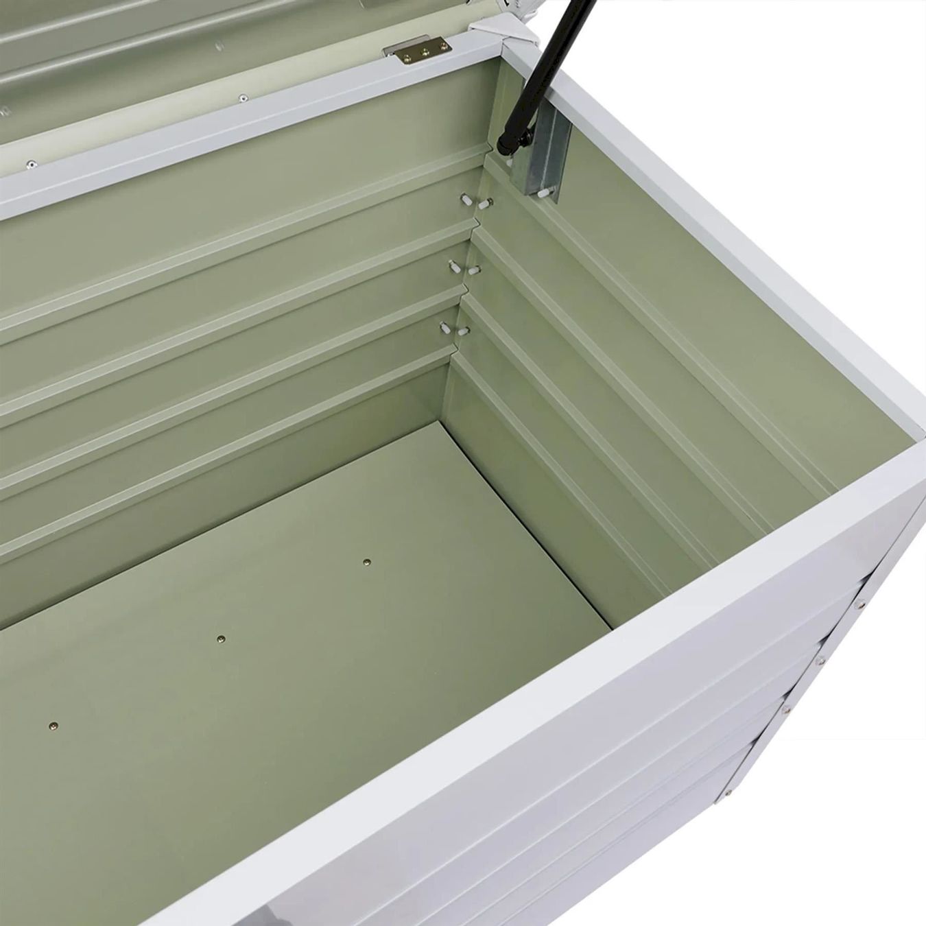 Auflagenboxen: Abschließbare Metall Auflagenbox weiß – Neu und originalverpackt aus Bottighofen von zaap 7