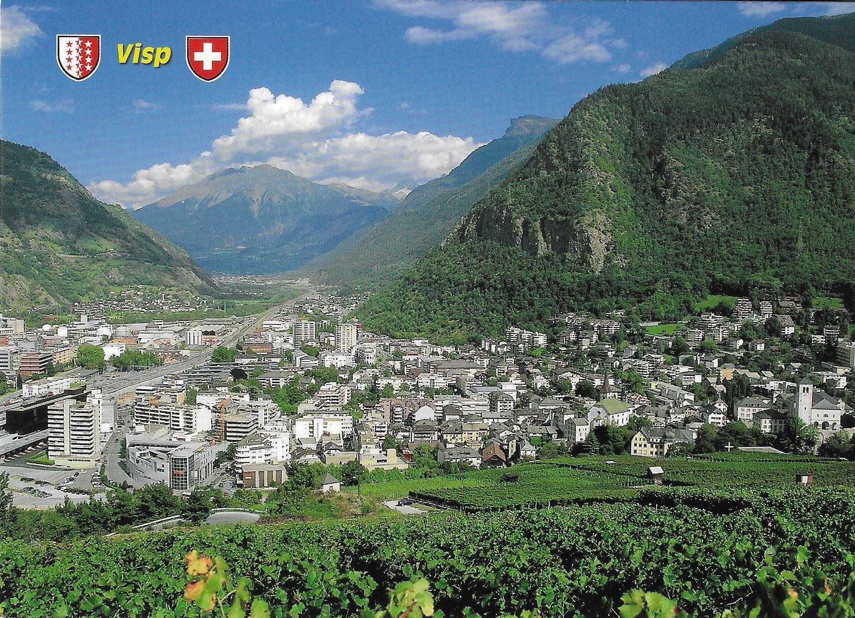 Cartoline postali: Visp im Rhonetal VS – Nuovo (secondo la descrizione) da Rothrist venduto da Stranglehold