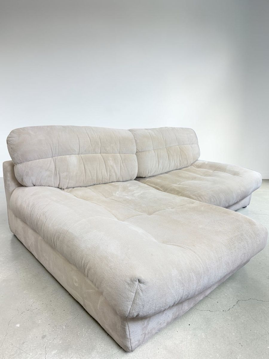 Divani: GUTMANN Ecksofa, creme-beiger Stoff Made in Germany – Usato da Bachenbülach venduto da Sofalab.swiss 2
