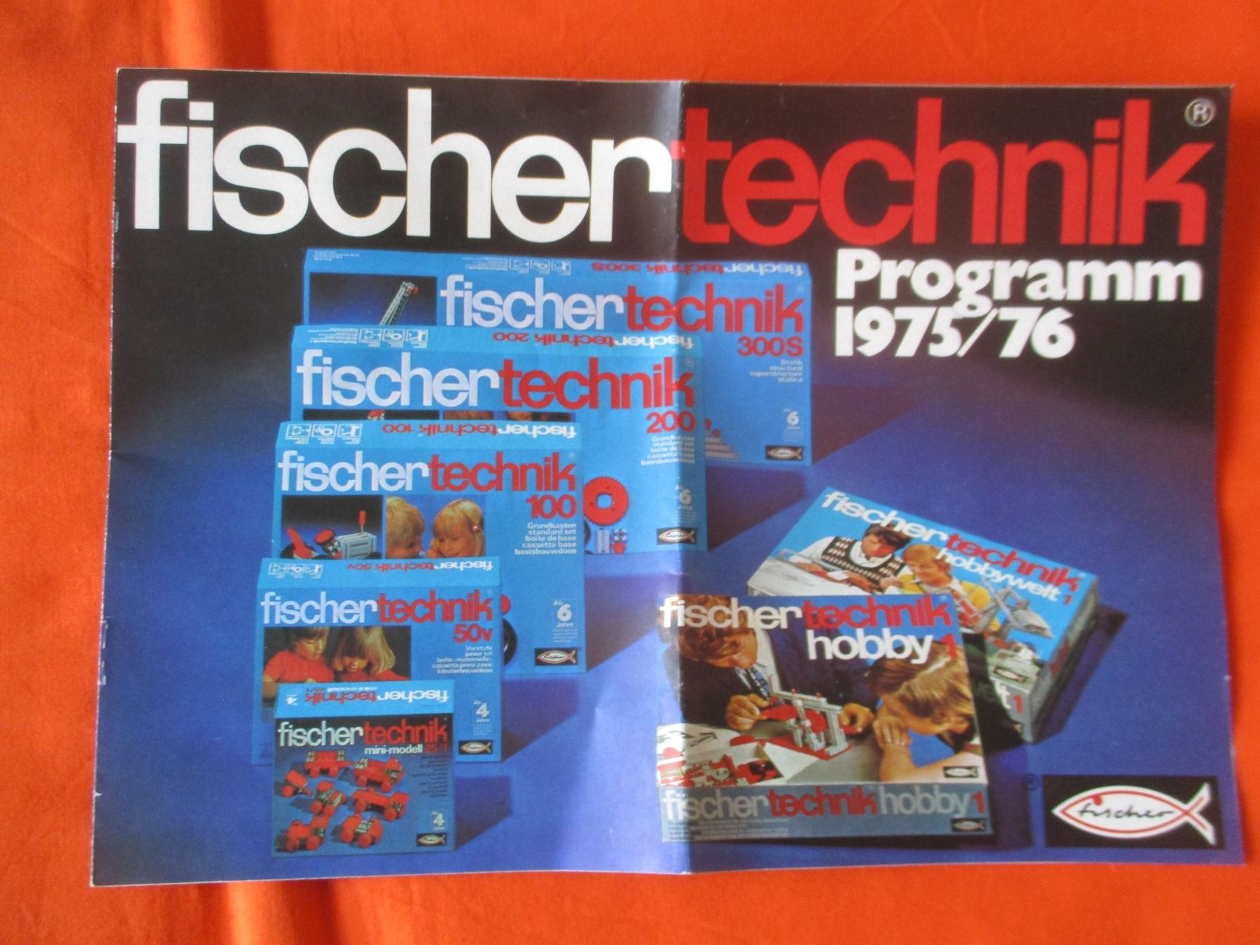 Documenti: Prospekt Fischer Technik 1975 / 76 – Usato da Birsfelden venduto da alles-muss-raus