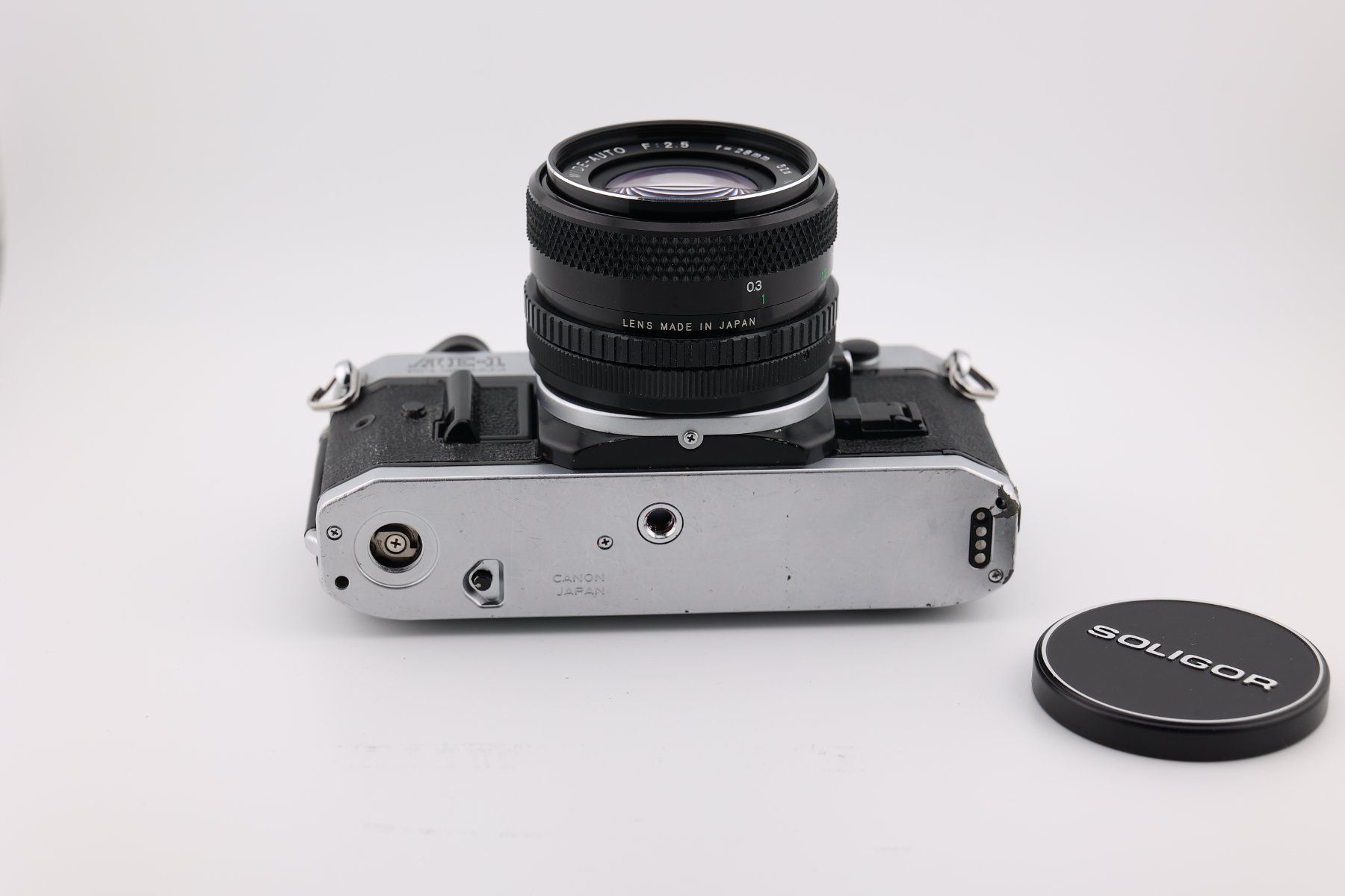 Canon Fotocamera: Canon AE-1 Program analoge Kamera mit 28mm 2.5 Soligor Obj. – Usato da Eichberg venduto da henrikinch 6